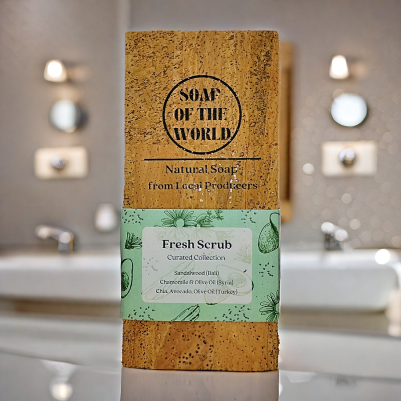 Fresh Scrub - колекция от натурални сапуни (3 бр. сапуни от различни държави)