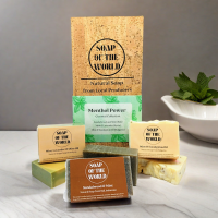 Menthol Power - колекция от натурални сапуни, съдържащи мента (3 бр. сапуни от различни държави)